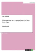 The opening of a capsule hotel in New York City: A Businessplan - Paperback