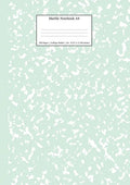 Marble Notebook A4: Mint Green College Ruled Journal - Paperback
