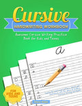 Cursive Handwriting Workbook: Awesome Cursive Writing Practice Book for Kids and Teens - Capital & Lowercase Letters, Words and Sentences with Fun Jok - Paperback