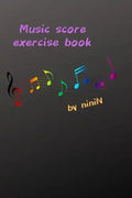 Music score exercise book - Paperback