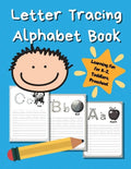 Letter Tracing Alphabet Book: ABC Learning Book for Kids - Toddlers, Preschool, K-2 - Sky Blue - Paperback