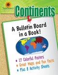 Continents: A Bulletin Board in a Book! - Paperback