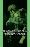 Are You Considering Psychoanalysis? - Paperback