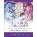 Unicorns and Dragons - Enchanting Fantasy Coloring Book - Paperback