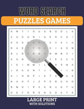 Word Search Puzzles Game Large Print with Solutions: Word Search Book for Adults, Teens 100 Puzzles with Solutions Cleverly Hidden Word Searches Fun W - Paperback