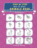 Step by step: How to draw Animals Book for Children: Large drawing book of animals such as Cats, Dogs, Chickens, Dinosaurs/Dragons, - Paperback