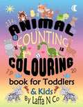 Animal Counting Colouring Book For Toddlers & Kids: Young Children Coloring Sheets To Learn Math Skills (Back To School Fun) - Paperback