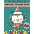 Penguin Coloring Book: For Kids Adults Stress Boys Girls Young Fun Animal - Paperback