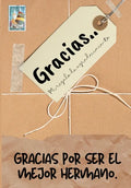 Gracias por ser el mejor hermano: Mi regalo de agradecimiento: Libro de Regalo a todo color Preguntas Guiadas 6.61 x 9.61 pulgadas - Paperback