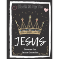 Chalk It Up To Jesus Chalk Board Style Coloring Book - Paperback