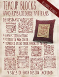 Teacup Blocks Hand Embroidery Patterns - Paperback