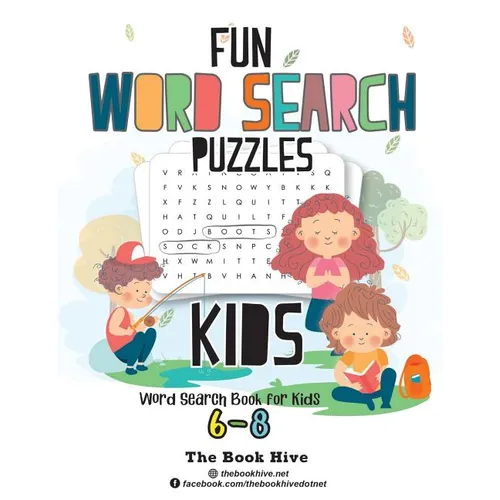 Fun Word Search Puzzles Kids: Word Search Books for Kids 6-8 - Paperback