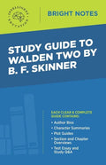 Study Guide to Walden Two by B. F. Skinner - Paperback