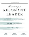 Becoming a Resonant Leader: Develop Your Emotional Intelligence, Renew Your Relationships, Sustain Your Effectiveness - Paperback
