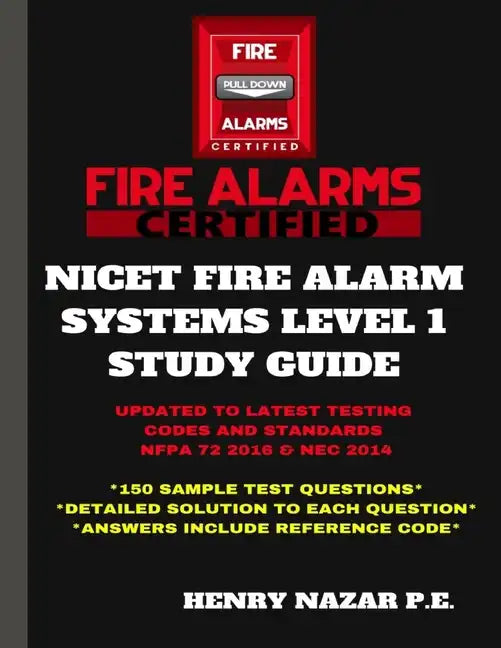 NICET Fire Alarm Systems Level 1 Study Guide - Paperback