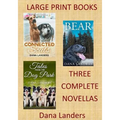Large Print Books: 3 Complete Novellas: Large Type Books for Seniors - Paperback