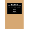 Research in Organizational Behavior: Volume 24 - Hardcover