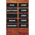 Five Baptisms - Paperback