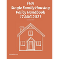 FHA Single Family Housing Policy Handbook 17 Aug 2021 - Paperback