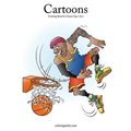 Cartoons Coloring Book for Grown-Ups 1 & 2 - Paperback