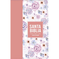 Biblia Rvr 1960 Letra Grande Tamaño Manual Símil Piel Rosa Claro( Bible Rvr 1960 Large Print Handsize Leatherlike Butterfly Light Pink (Spanish Editio - Leather