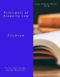 Principals of Property Law: Law School Notes 2018 - Paperback