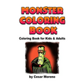 Monster Coloring Book: Coloring book for kids and Adults. - Paperback