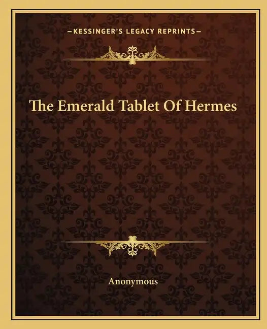 The Emerald Tablet of Hermes - Paperback