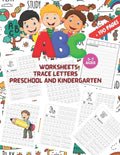 ABC Worksheets: TRACE LETTERS PRESCHOOL AND KINDERGARTEN 3-7 AGES: First Step to Learn and Write, Workbook Practice for Kids, Pen Cont - Paperback