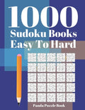 1000 Sudoku Books Easy to Hard: Brain Games for Adults - Logic Games For Adults - Mind Games Puzzle - Paperback