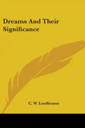Dreams And Their Significance - Paperback