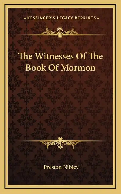 The Witnesses of the Book of Mormon - Hardcover