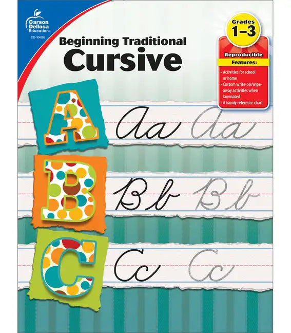 Beginning Traditional Cursive, Grades 1 - 3 - Paperback