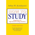 How to Study: Suggestions for High-School and College Students - Paperback