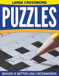 Large Crossword Puzzles: Bigger Is Better USA Crosswords - Paperback