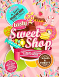 Teen Coloring Book For Girls - Sweets And Treats - Delicious Doodle Desserts: Stress Relief Coloring Books For Teenager Girls; Arts And Crafts Activit - Paperback