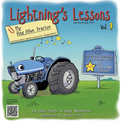 Lightning's Lessons: My Big Blue Tractor - Paperback