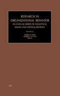 Research in Organizational Behavior: Volume 22 - Hardcover