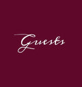 Guests Wine Burgundy Hardcover Guest Book Blank No Lines 64 Pages Keepsake Memory Book Sign In Registry for Visitors Comments Wedding Birthday Anniver - Hardcover