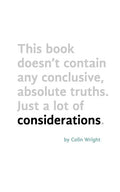 Considerations - Paperback
