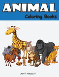 Animal Coloring Book: Zoo Coloring Books for Kids, Fun Activities Book for Early Learning, Relaxation, Preschool Pre - Paperback