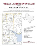 Texas Land Survey Maps for Grimes County - Paperback