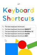 Keyboard Shortcuts: The best keyboard shortcuts QWERTY, Windows 10, macOS, 2021 - Paperback