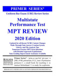Rigos Primer Series Uniform Bar Exam (UBE) Review Series Multistate Performance Test (MPT Review) - Paperback