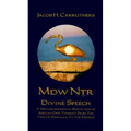 Mdw Dtr: Divine Speech: A Historiographical Reflection of African Deep Thought from the Time of the Pharaohs to the Present Paperback - Paperback