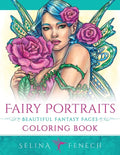 Fairy Portraits - Beautiful Fantasy Faces Coloring Book - Paperback