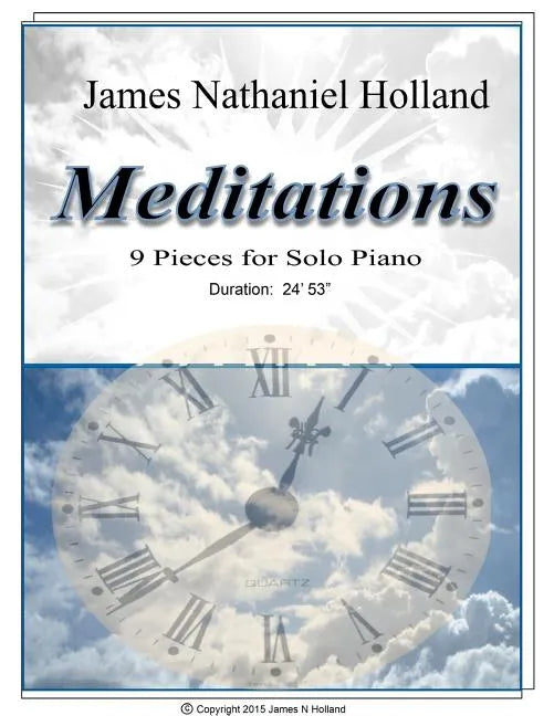 Meditations 9 Pieces for Solo Piano - Paperback