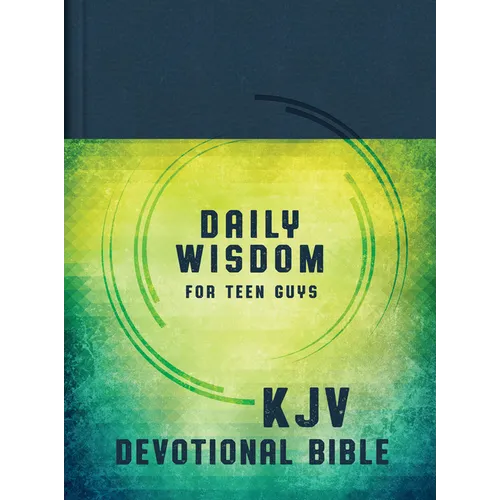 Daily Wisdom for Teen Guys KJV Devotional Bible - Hardcover