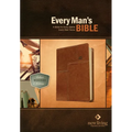 Every Man's Bible-NLT Deluxe Messenger - Imitation Leather