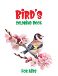 Bird's Coloring Book For Kids: A Unique Collection Of Coloring Pages - Paperback